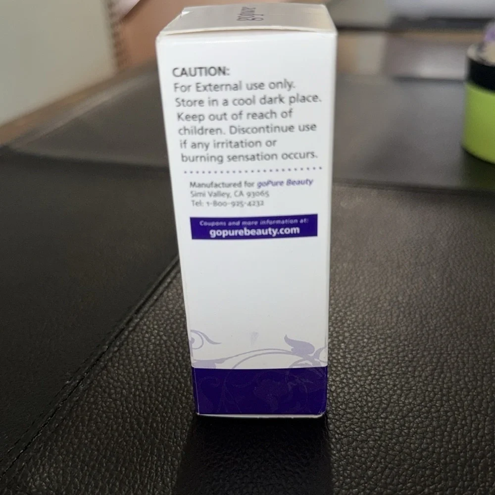 NWT GOPURÉ RETINOL SERUM Green Tea /Vitamin E 1 fl oz (30 ml)